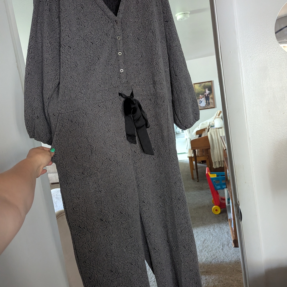 Gray Kids Pajamas with Black Accents
